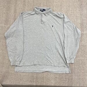 vintage Polo Ralph Lauren sweatshirt mens xl grey 1990s long sleeve